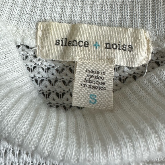 Silent + Noise White Knit Sleeveless Tank - Size Small - Picture 3 of 5